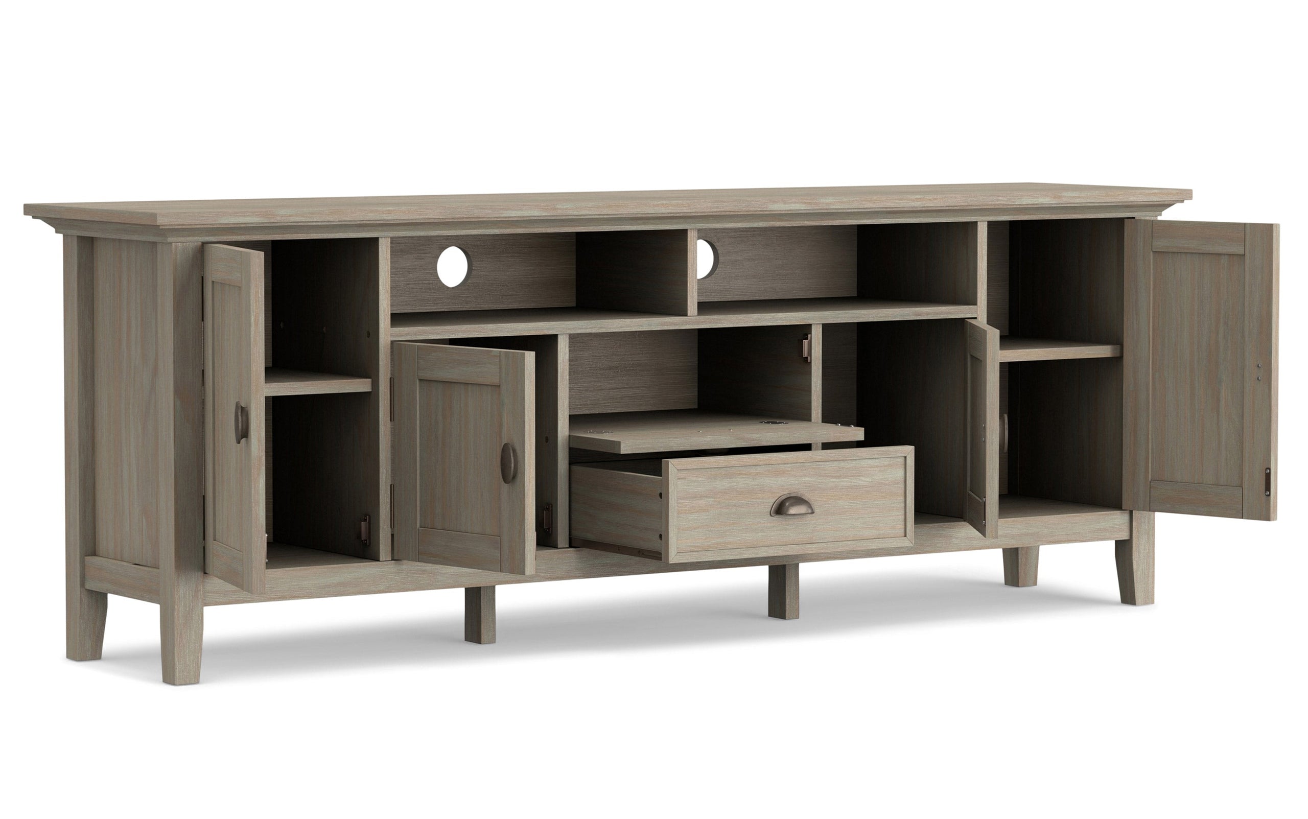 Distressed Grey | Redmond 72 inch TV Media Stand