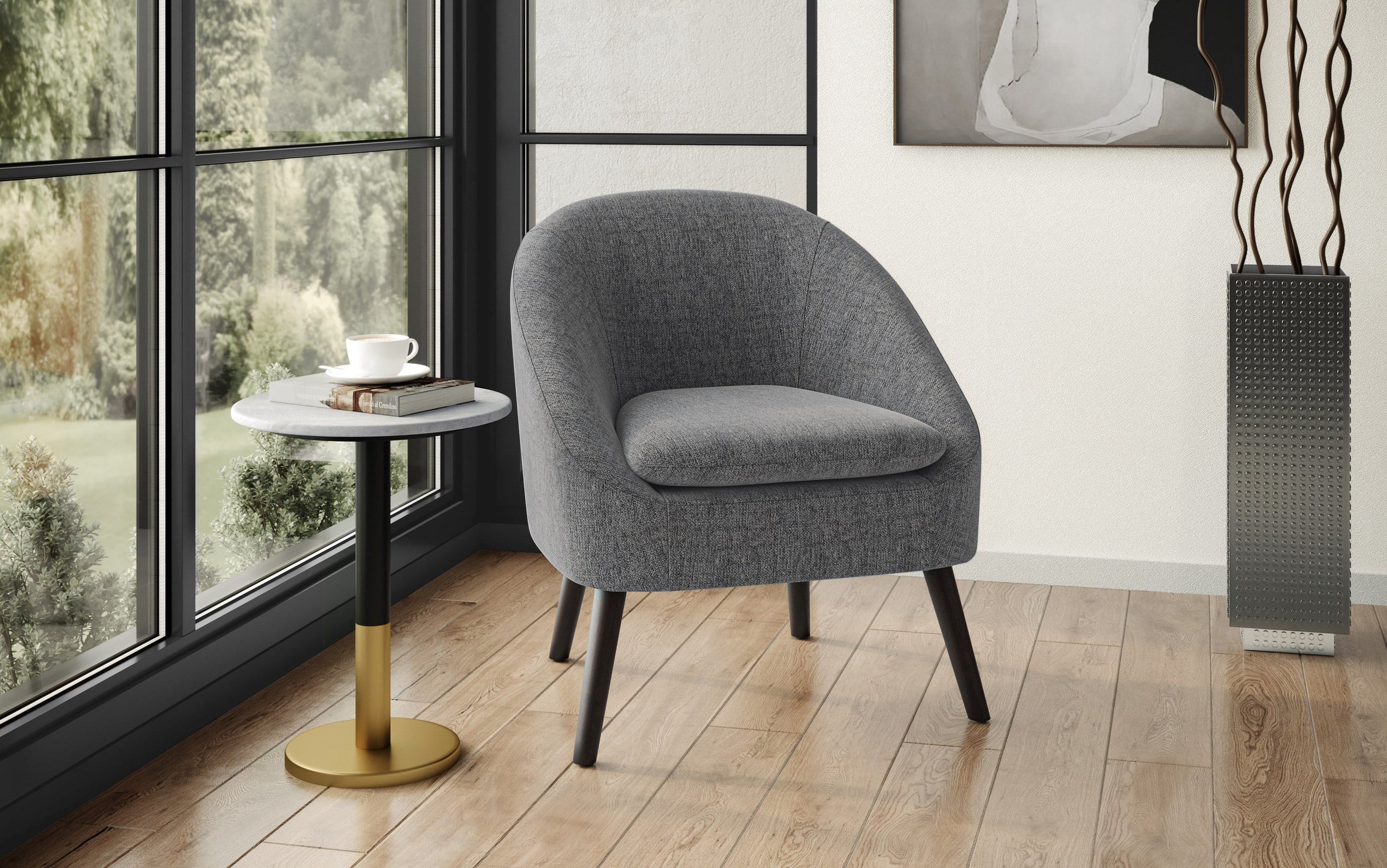 Storm Grey | Redding Accent Chair