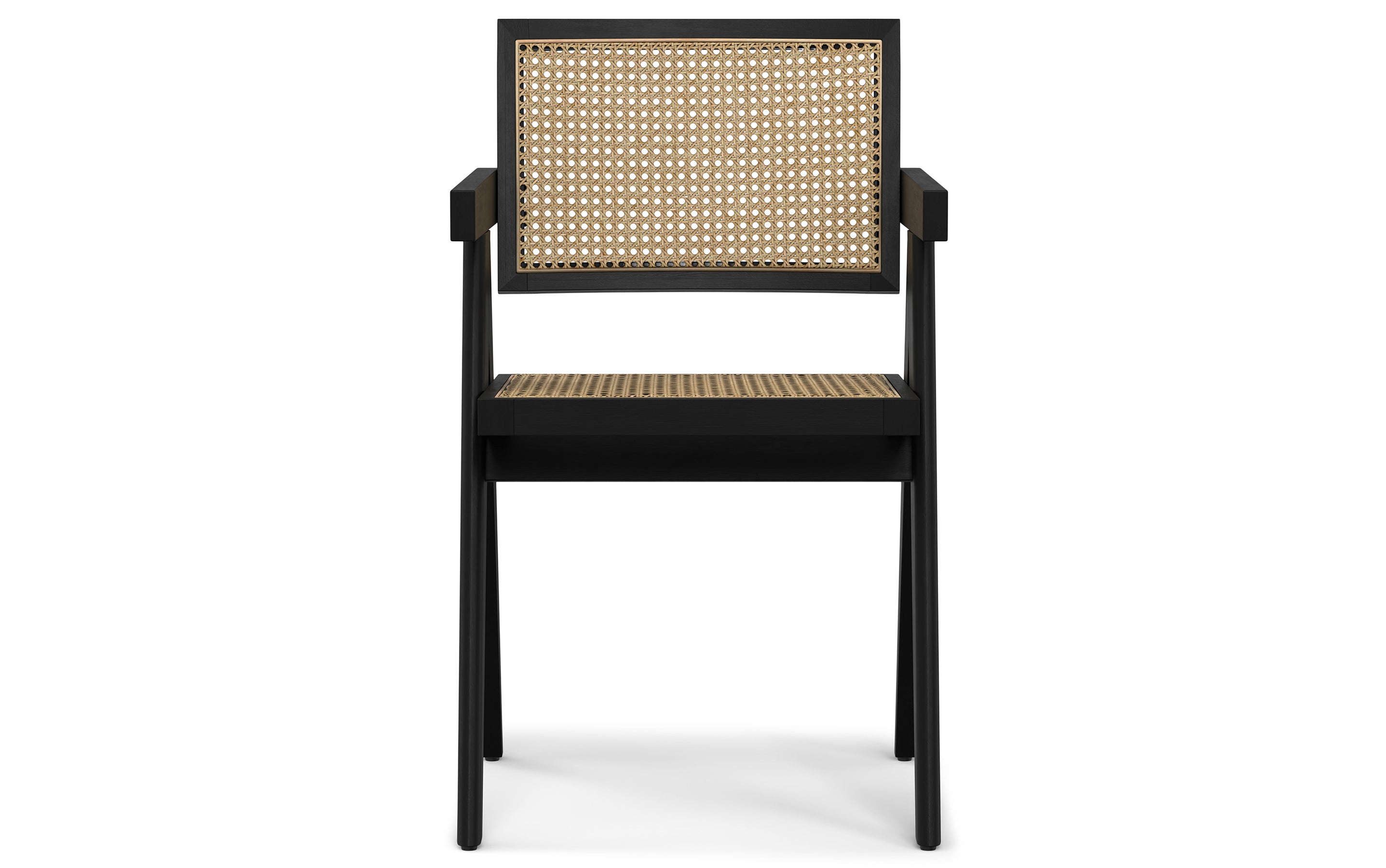 Black Rattan | Regina Dining Arm Chair (Set of 2)