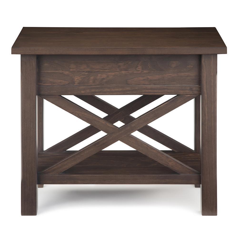 Warm Walnut Brown | Kitchener Narrow Side Table