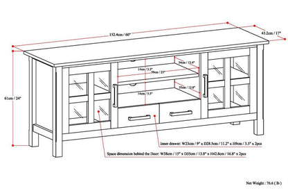 Hickory Brown | Kitchener TV Stand