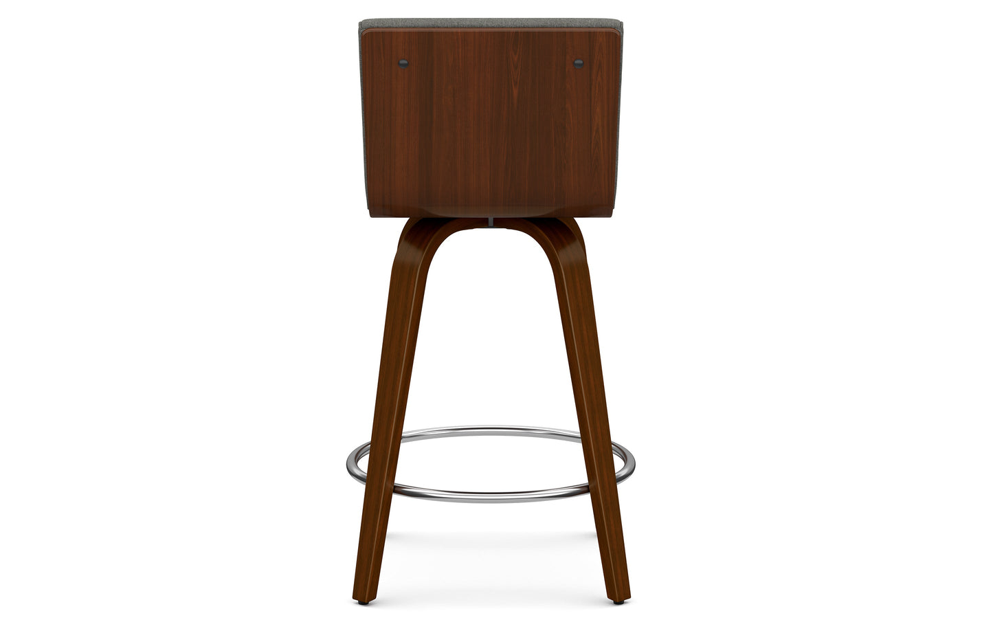 Grey Linen Style Fabric | Roland Swivel Counter Height Stool in Linen