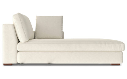 Cream Performance Fabric | Charlie Deep Seater Right Sectional