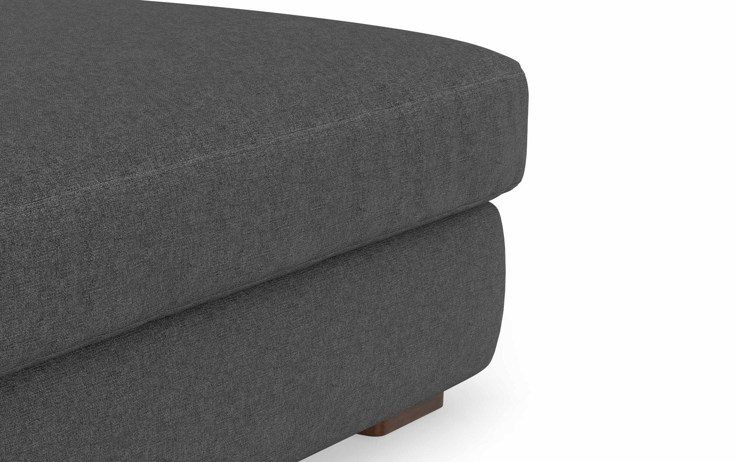 Pebble Grey Performance Fabric | Charlie Deep Seater Right Sectional