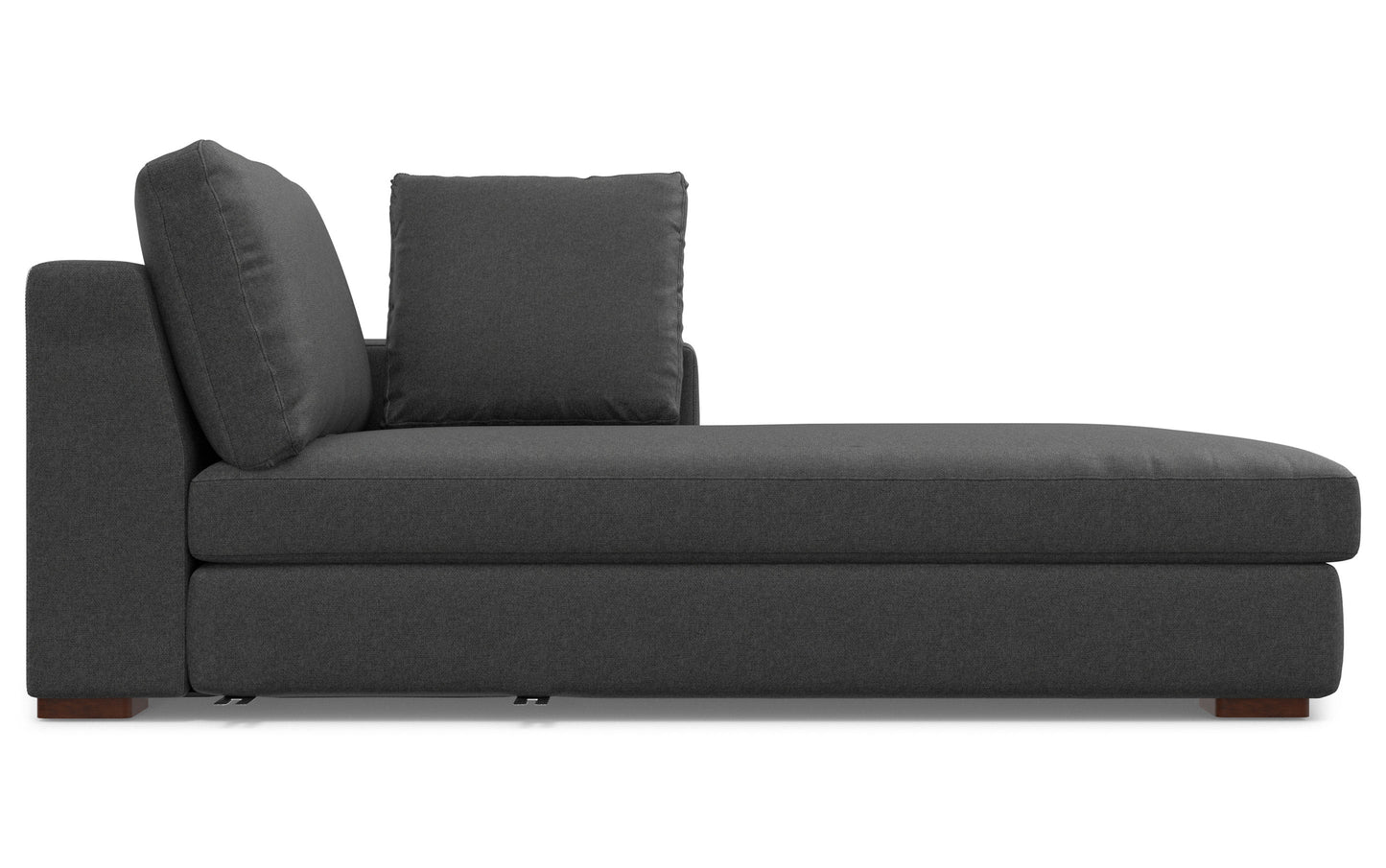 Pebble Grey Performance Fabric | Charlie Deep Seater Right Sectional