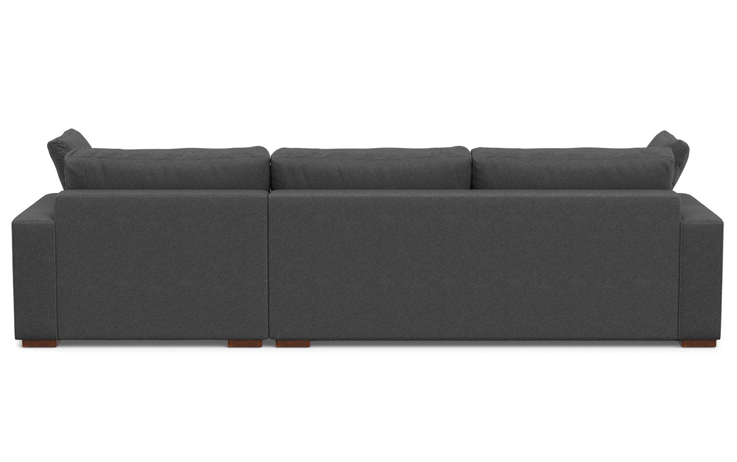 Pebble Grey Performance Fabric | Charlie Deep Seater Right Sectional