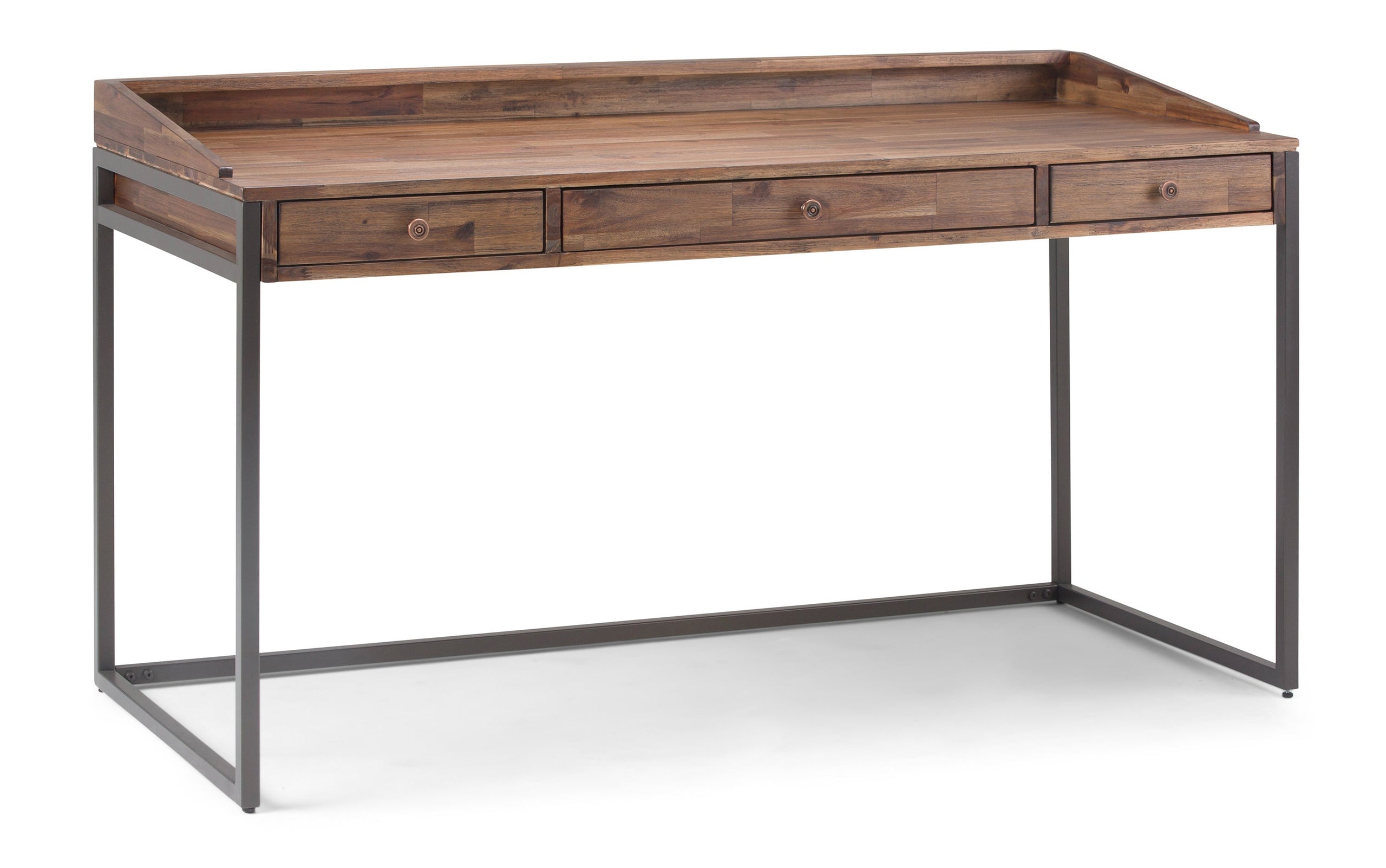 Rustic Natural Aged Brown | Ralston Solid Acacia Desk