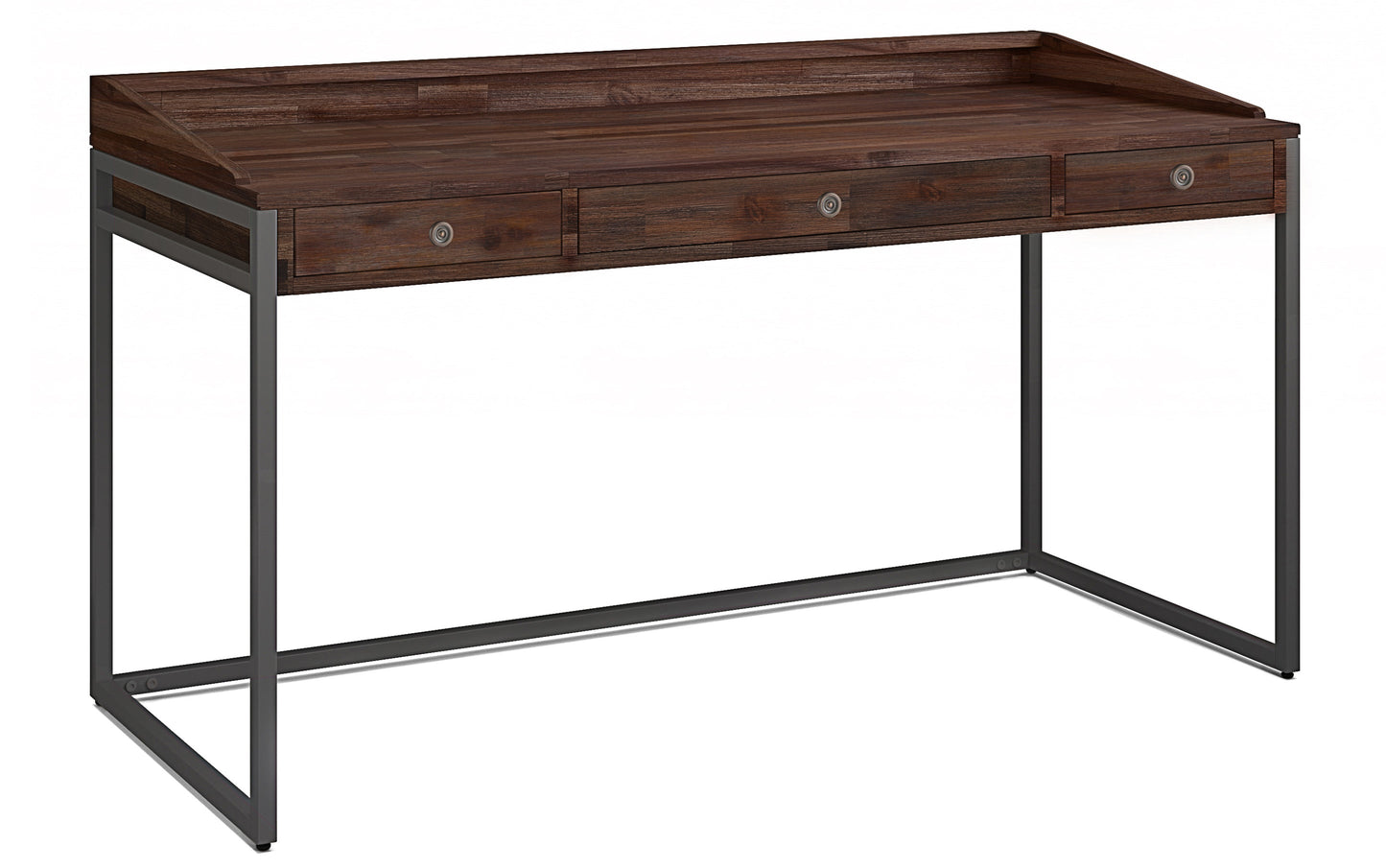 Distressed Charcoal Brown | Ralston Solid Acacia Desk