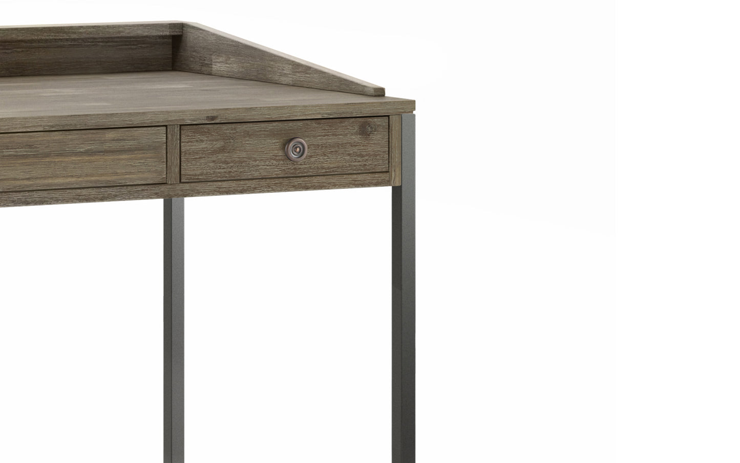 Distressed Grey | Ralston Solid Acacia Desk