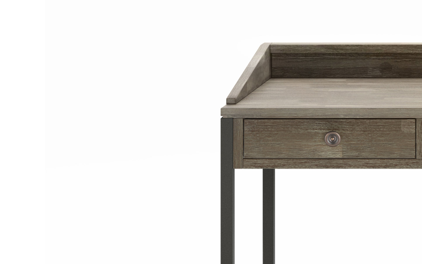 Distressed Grey | Ralston Solid Acacia Desk