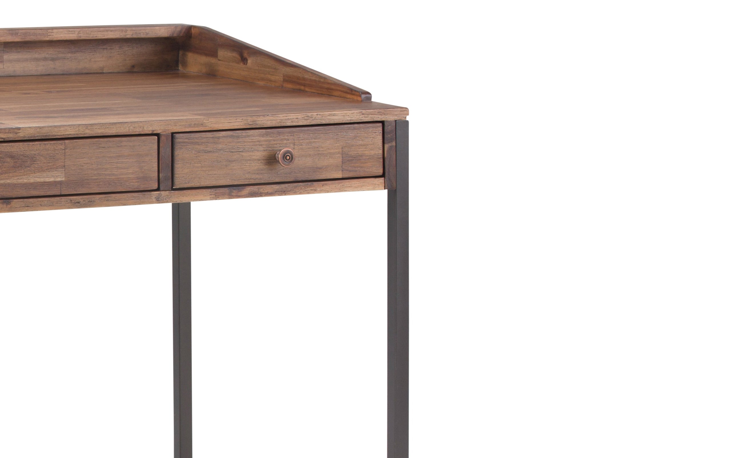 Rustic Natural Aged Brown | Ralston Solid Acacia Desk