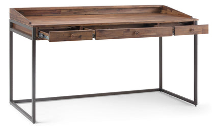 Rustic Natural Aged Brown | Ralston Solid Acacia Desk