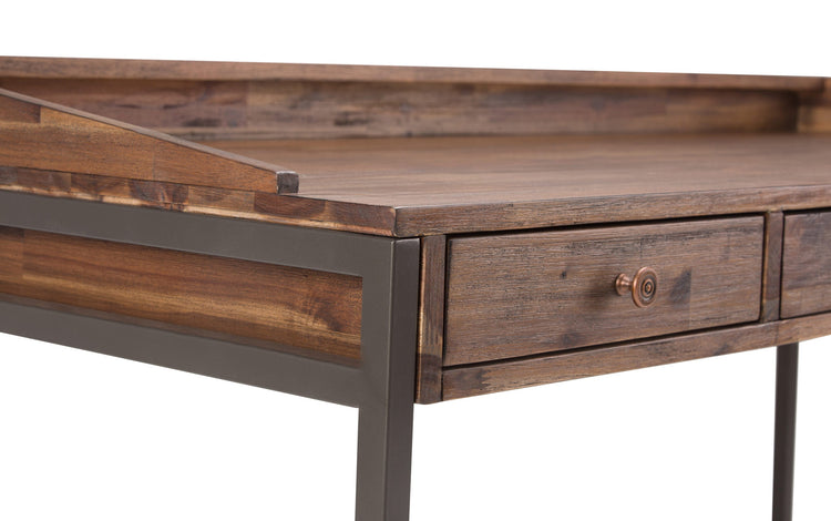 Rustic Natural Aged Brown | Ralston Solid Acacia Desk