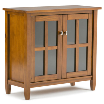 Light Golden Brown | Warm Shaker 32 inch Low Storage Cabinet