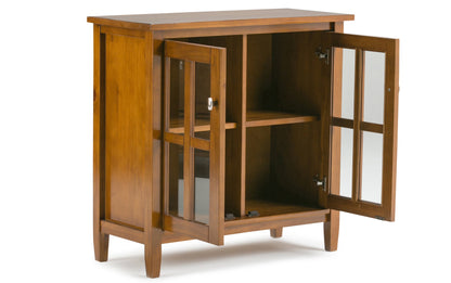 Light Golden Brown | Warm Shaker 32 inch Low Storage Cabinet