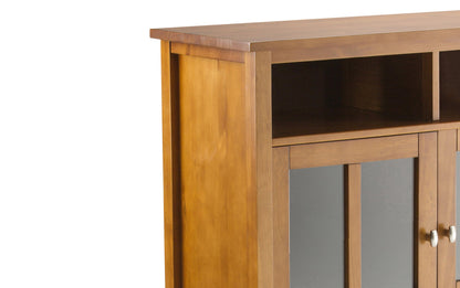 Light Golden Brown | Warm Shaker 39 inch Medium Storage & Media Cabinet