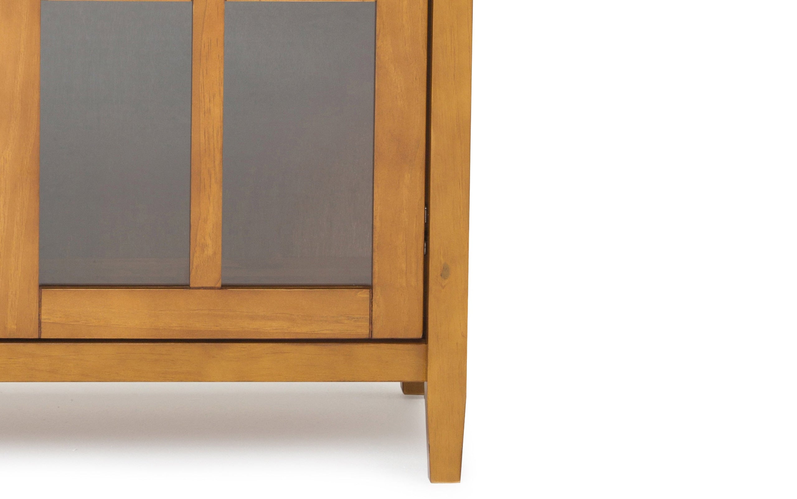 Light Golden Brown | Warm Shaker 39 inch Medium Storage & Media Cabinet