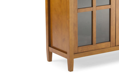 Light Golden Brown | Warm Shaker 39 inch Medium Storage & Media Cabinet