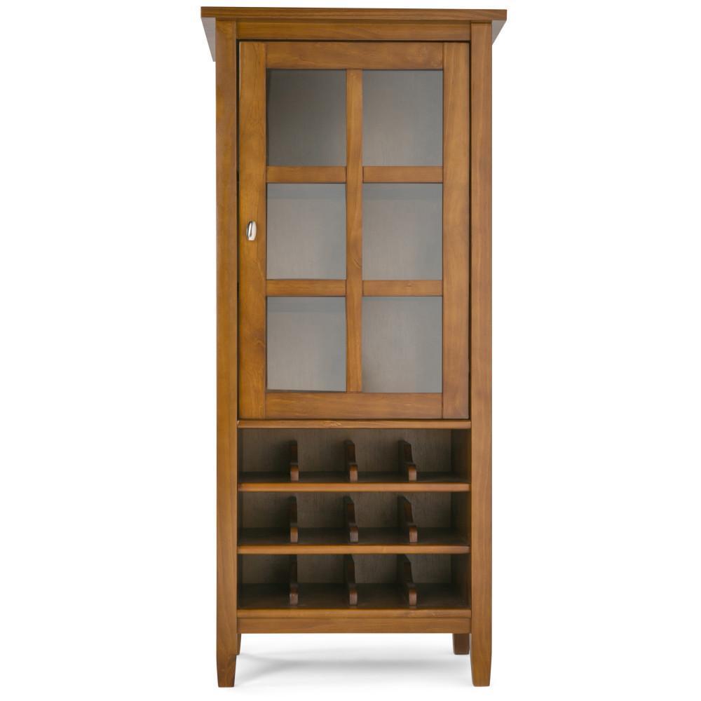 Light Golden Brown | Warm Shaker 22.5 x 50 inch High Storage Wine Rack