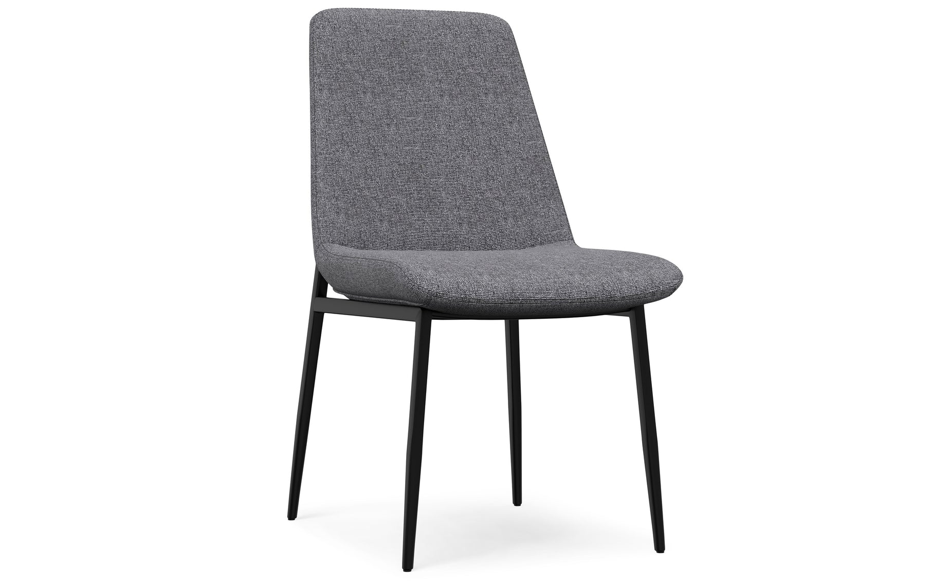 Grey Linen Style Fabric | Savannah Dining Chair ( Set of 2 )