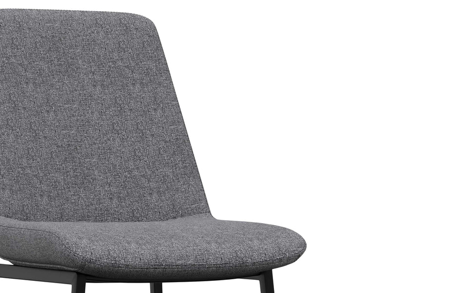 Grey Linen Style Fabric | Savannah Dining Chair ( Set of 2 )