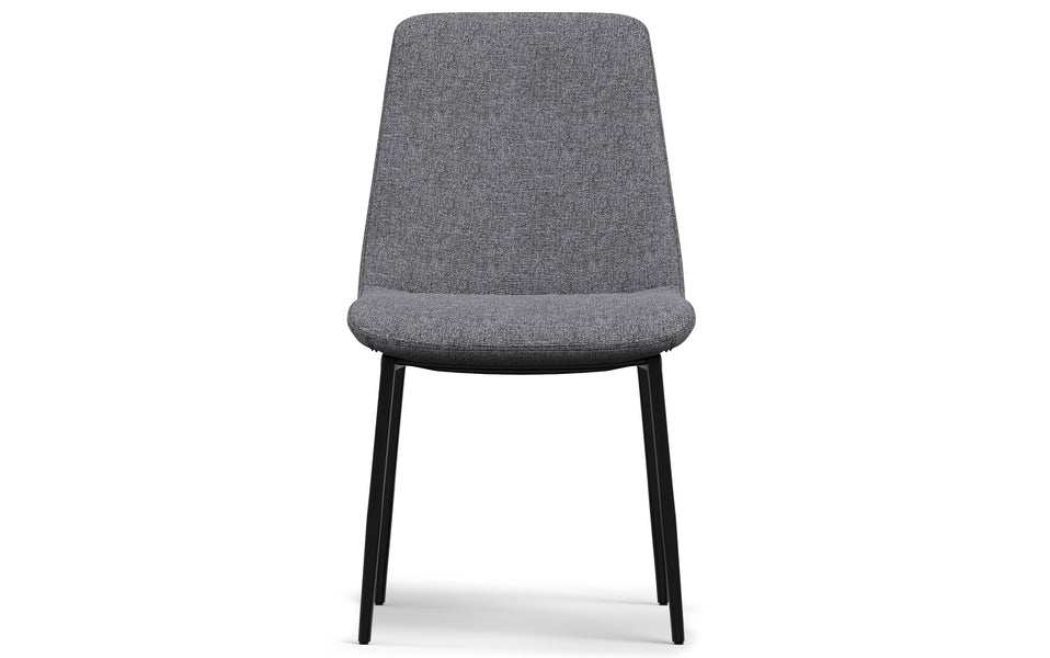 Grey Linen Style Fabric | Savannah Dining Chair ( Set of 2 )