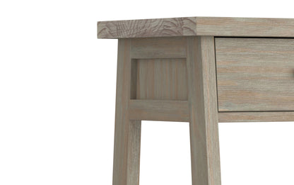 Distressed Grey | Sawhorse Bedside Table