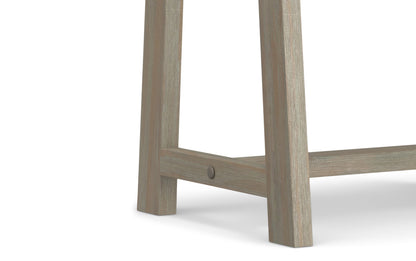 Distressed Grey | Sawhorse Bedside Table