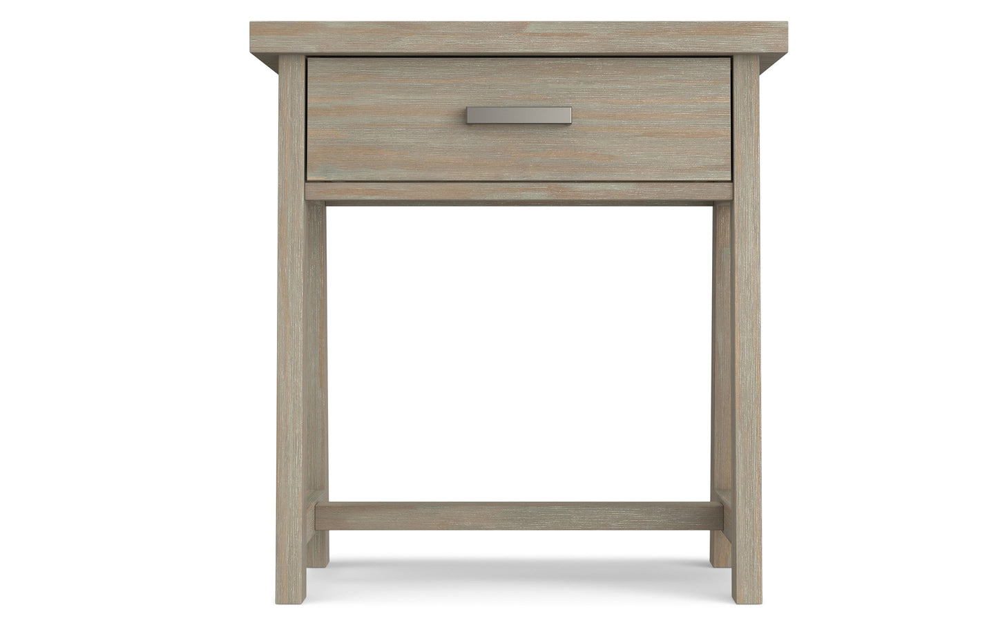 Distressed Grey | Sawhorse Bedside Table