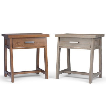 Medium Saddle Brown | Sawhorse Bedside Table