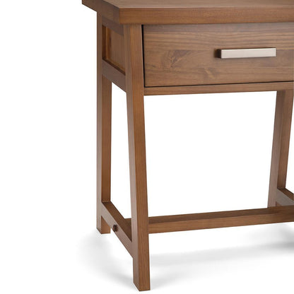 Medium Saddle Brown | Sawhorse Bedside Table