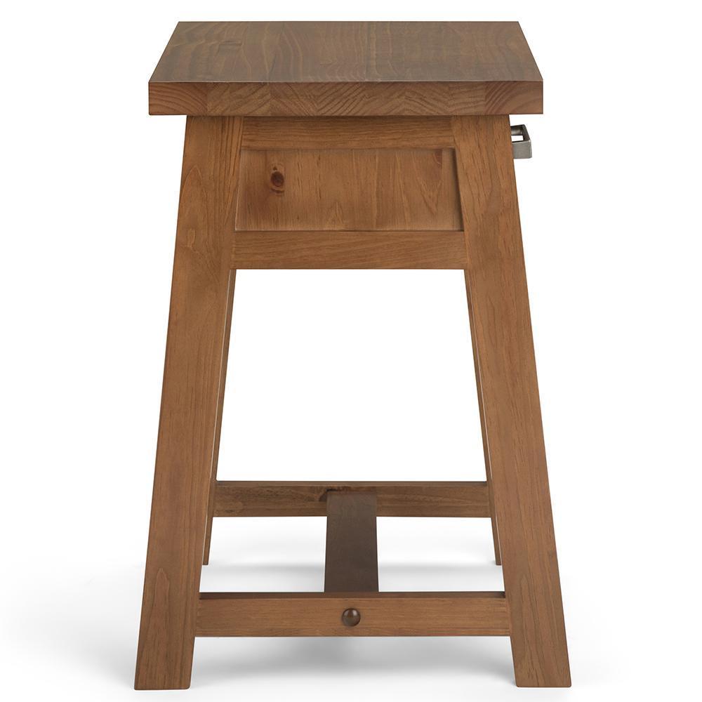 Medium Saddle Brown | Sawhorse Bedside Table