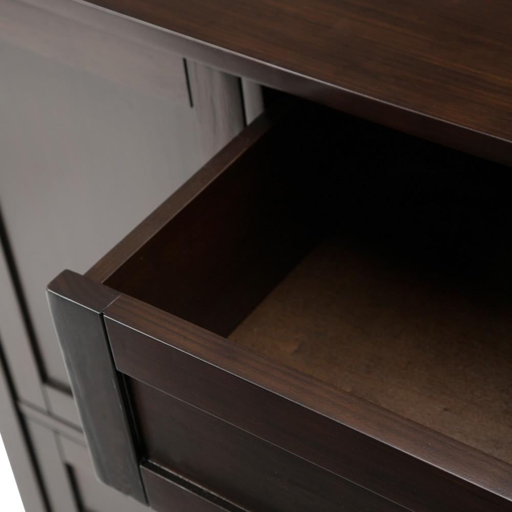 Dark Chestnut Brown | Sidney Tall TV Stand