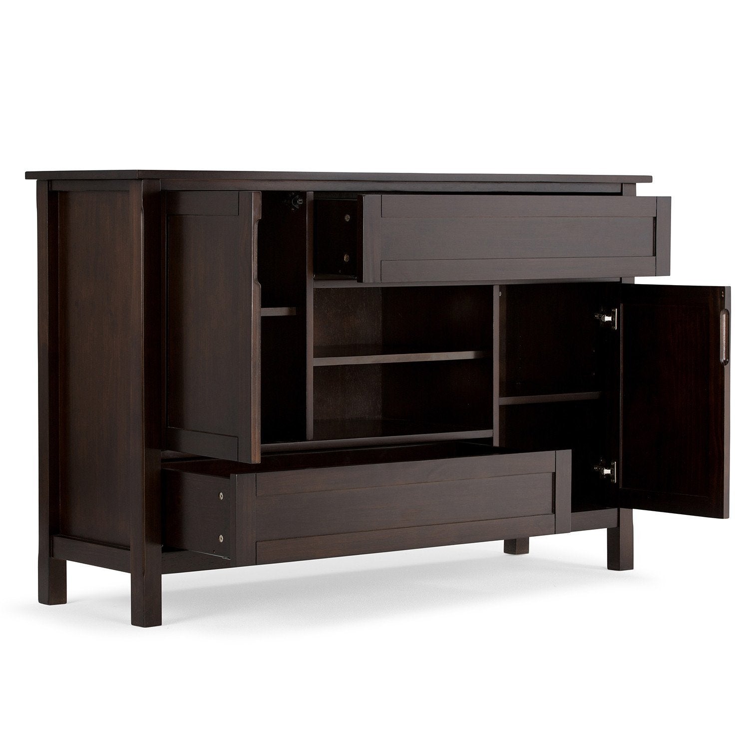 Dark Chestnut Brown | Sidney Tall TV Stand