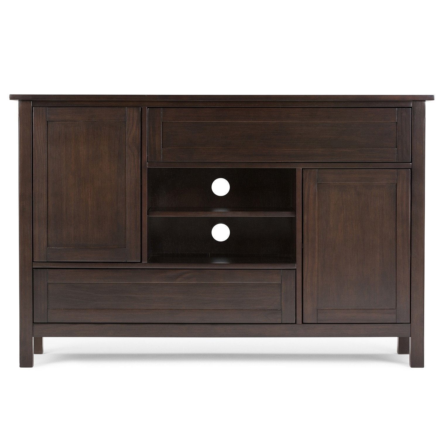 Dark Chestnut Brown | Sidney Tall TV Stand