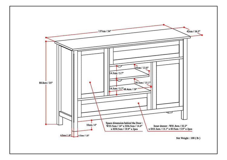 Sidney Tall TV Stand – Simpli Home