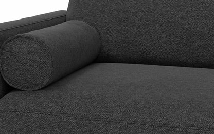 Charcoal Grey Woven-Blend Fabric | Morrison Mid Century Sectional