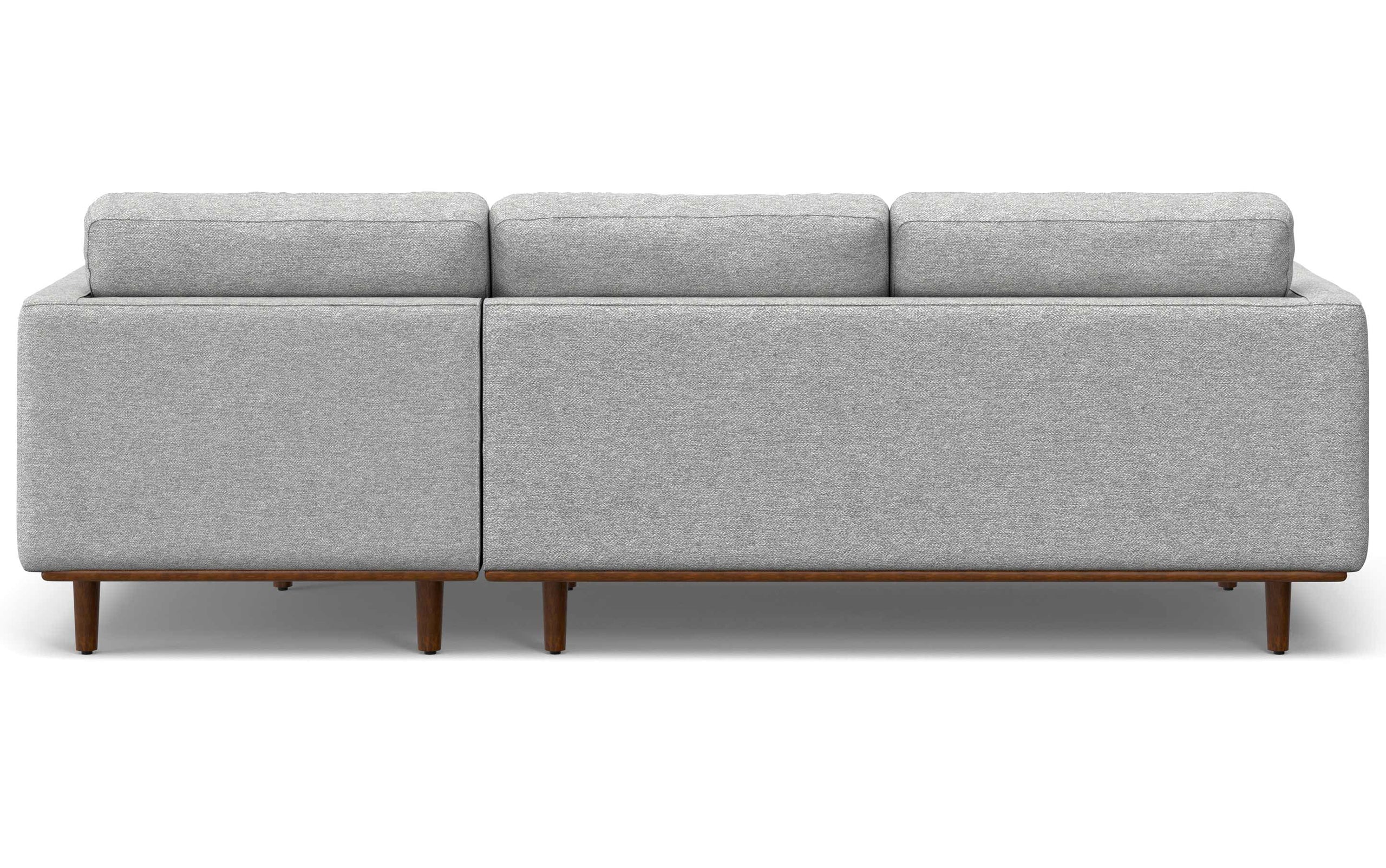 Mist Grey Woven-Blend Fabric | Morrison Mid Century Sectional