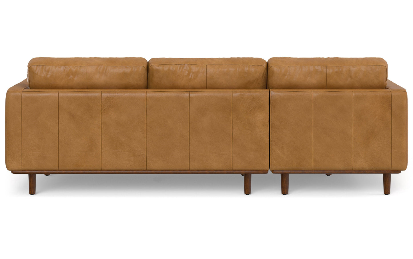 Sienna Genuine Leather | Morrison Left Sectional in Genuine Leather