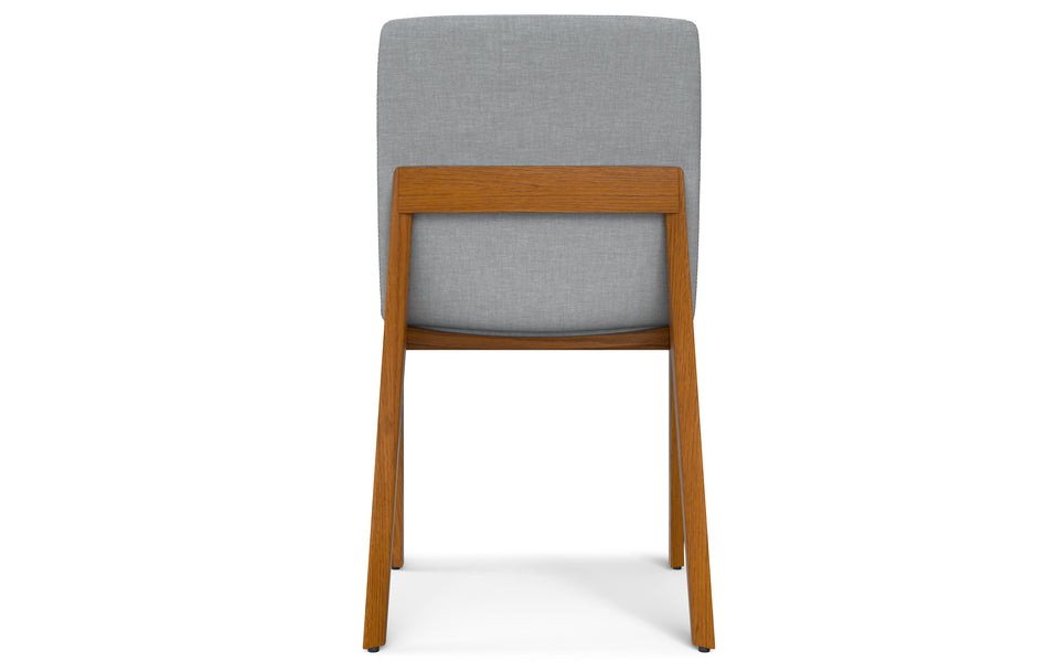 Light Grey Linen Style Fabric | Selena Dining Chair (Set of 2)