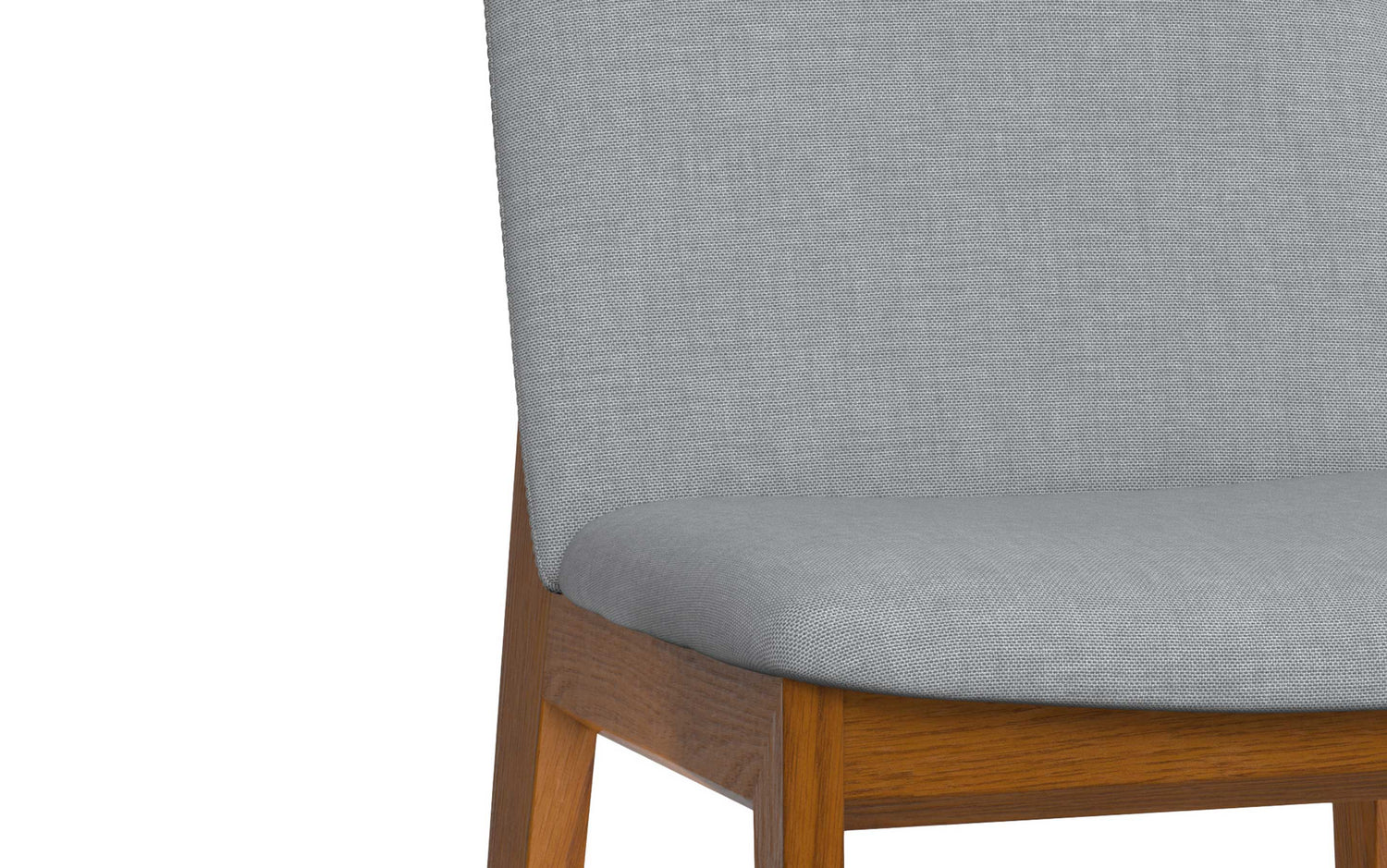 Light Grey Linen Style Fabric | Selena Dining Chair (Set of 2)