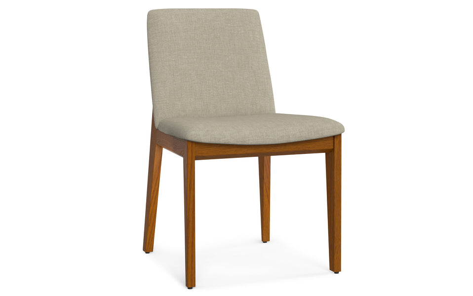 Natural Linen Style Fabric | Selena Dining Chair (Set of 2)