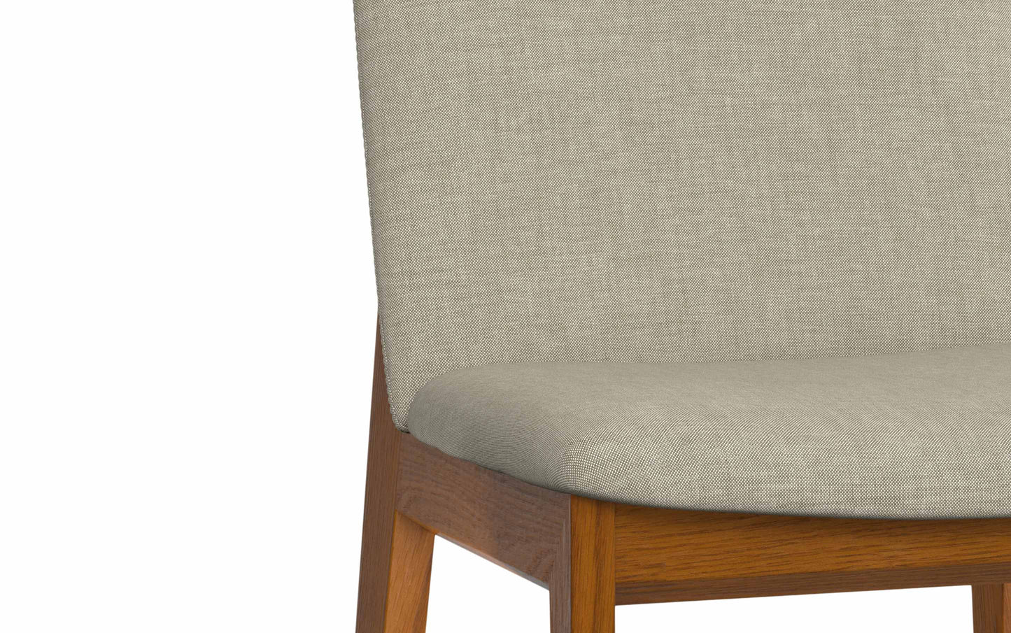 Natural Linen Style Fabric | Selena Dining Chair (Set of 2)