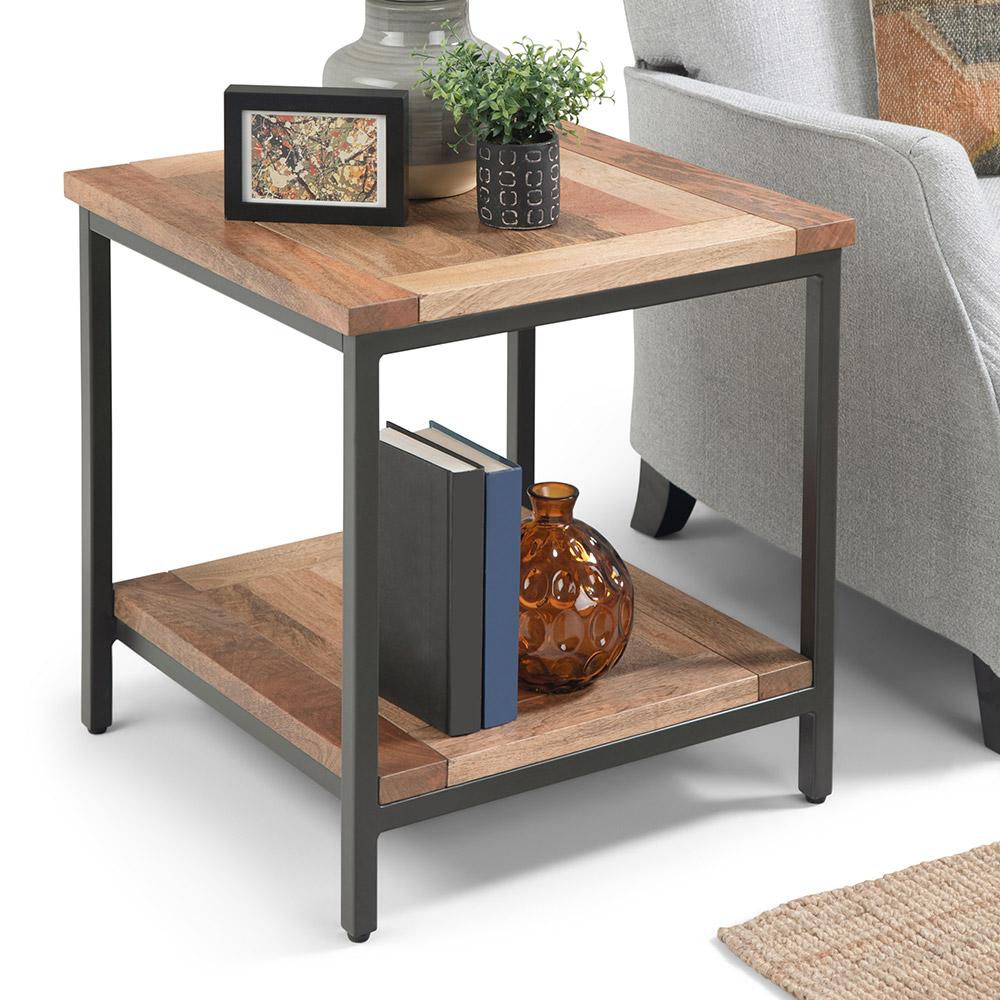 Natural | Skyler 22 inch End Side Table