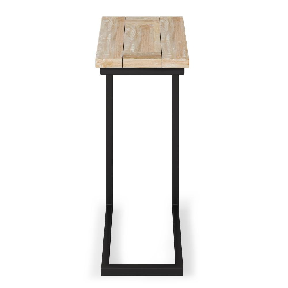 Distressed White Wash Black | Skyler C Side Table