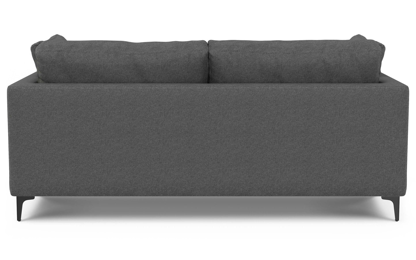 Pebble Grey Performance Fabric | Ava 76 inch Mid Century Sofa