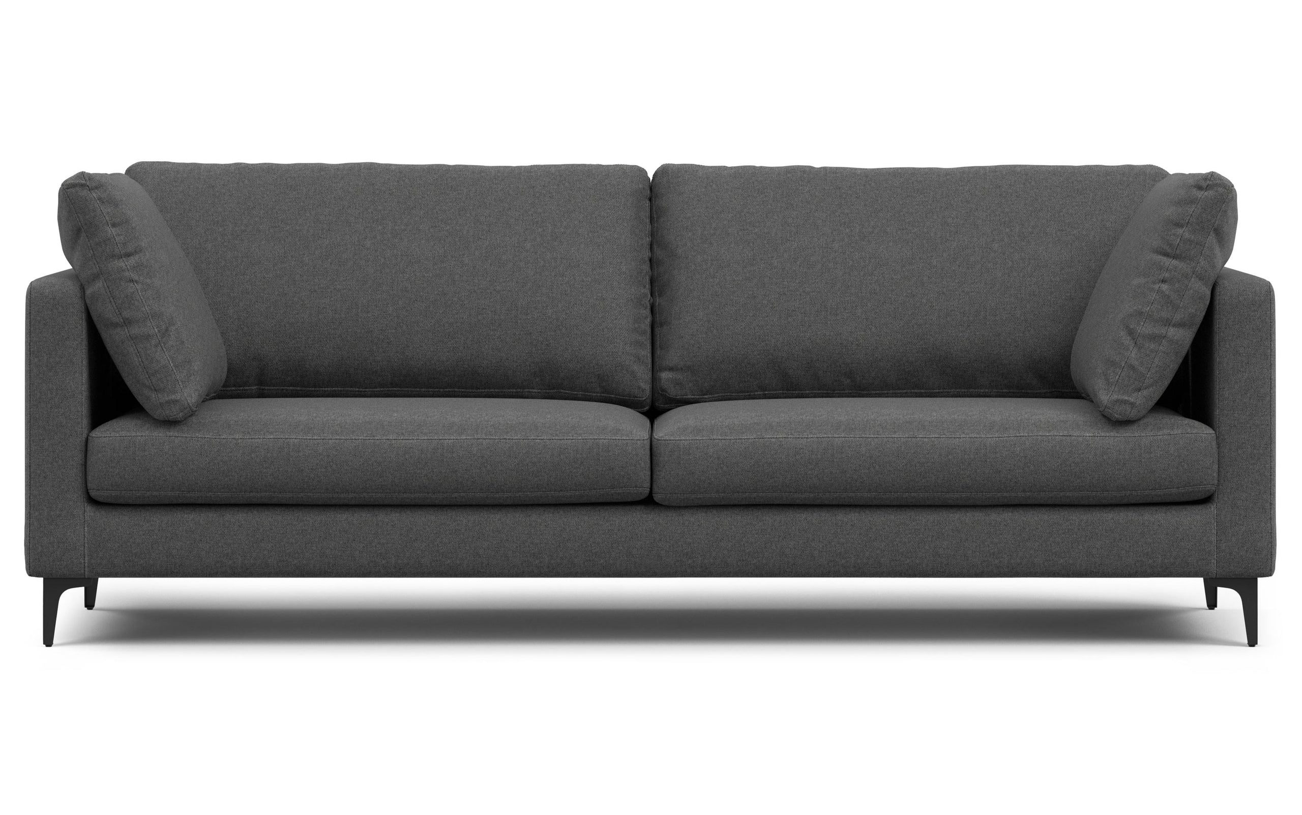 Pebble Grey | Ava 90 inch Mid Century Sofa