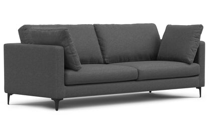 Pebble Grey | Ava 90 inch Mid Century Sofa