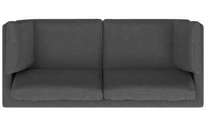 Pebble Grey | Ava 90 inch Mid Century Sofa