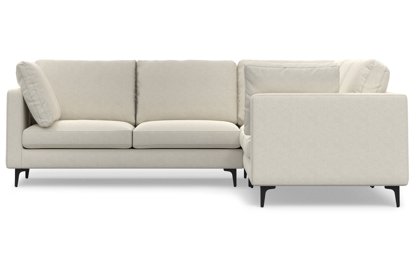 Cream | Ava Mid Century Corner Sectional